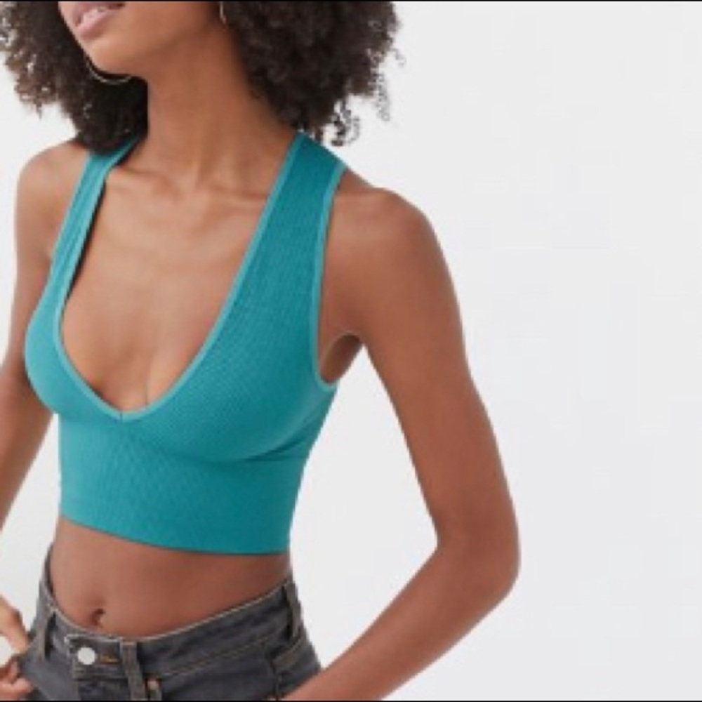 OU Out from Under Hailey Seamless Plunging Bra - M